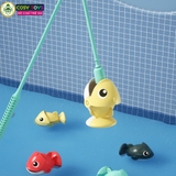 Đồ chơi bàn câu cá chạy pin có cần câu và chân đế cao cho bé