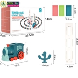 Đồ chơi xe lửa xếp domino với nhiều mẫu tàu cho bé