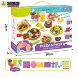 Đồ chơi đất nặn làm bánh pizza và các mẫu bánh ngọt cho bé