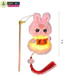 Đồ chơi lồng đèn trung thu nhân vật hoạt hình babythree có đèn và tay cầm nhiều màu sắc cho bé