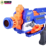 Đồ chơi sung bắn xốp dính liên thanh bằng pin cho bé