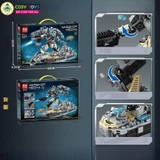 Đồ chơi lắp ghép xếp hình chiến binh robot biến hình 2 trong 1 thành tàu chiến với 429 chi tiết