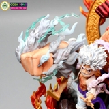 Mô hình OnePiece Luffy Gear 5 kết hợp Gear 4 - Cao 23cm - nặng 1kg - One Piece