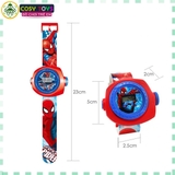 Đồng hồ đeo tay có xem giờ và đèn chiếu hình với hơn 20 mẫu cho bé