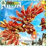Đồ chơi lắp ghép xếp hình phượng hoàng lửa của Ninjago với 515 mảnh ghép