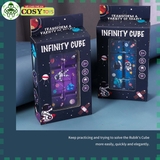 Hộp rubik ma thuật 2x8 biến hình với các kiểu ghép khác nhau hình thám hiểm không gian cho bé