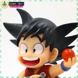Mô Hình DragonBall Songoku ngồi mây cầm ngọc rồng cao 12cm , Figure Dragonball