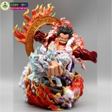 Mô hình OnePiece Luffy Gear 5 kết hợp Gear 4 - Cao 23cm - nặng 1kg - One Piece