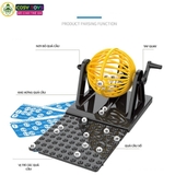 Bộ đồ chơi Lô Tô Loto Bingo cao cấp vui nhộn dành cho bé