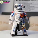 Đồ chơi lắp ghép xếp hình phi hành gia thám hiểm không gian cỡ lớn với 633 chi tiết