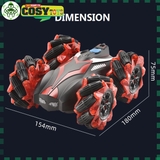 ĐỒ CHƠI XE ĐUA STUNT RACER ĐỊA HÌNH ĐIỀU KHIỂN TỪ XA 360 ĐỘ CÓ ĐÈN CHO BÉ