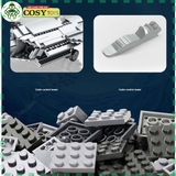 Đồ chơi lắp ghép xếp hình lắp ráp máy bay F22 Global Egale với 1571 chi tiết