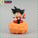Mô Hình DragonBall Songoku ngồi mây cầm ngọc rồng cao 12cm , Figure Dragonball