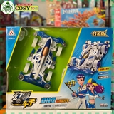 Đồ chơi xe đua công thức F1 màu trắng mẫu lớn có điều khiển từ xa 4 chiều cho bé