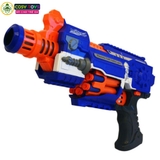 Đồ chơi sung bắn xốp dính liên thanh bằng pin cho bé