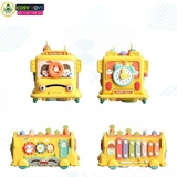 Đồ chơi xe đa năng đập chuột và thả hình khối vận động mẫu mới cho bé