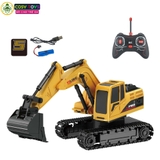 Đồ chơi xe xúc đất công trình mẫu lớn có điều khiển 4 chiều cho bé