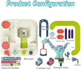 Mô hình điều khiển đường ray xe lửa và khủng long