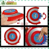 Khiên đội trưởng mỹ kèm bắn đạn xốp liên thanh cho bé