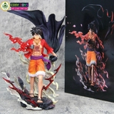 Mô hình OnePiece Luffy cầm áo - cao 28cm - nặng 800gram, Figure OnePiece - có vỏ hộp màu