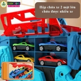 Đồ chơi xe khủng long chở xe nhỏ có cấu trượt mẫu mới cao cấp cho bé