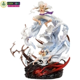 Mô hình OnePiece Luffy Gear 5 Trạng thái chiến đấu và đấm đất siêu ngầu- cao 23cm nặng 830g , Figure OnePiece - Full Box