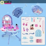 Đồ chơi vali trang điểm 3 trong 1 kèm dụng cụ trang điểm làm đẹp cho bé