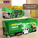 Đồ chơi xe khủng long chở xe nhỏ có cấu trượt mẫu mới cao cấp cho bé
