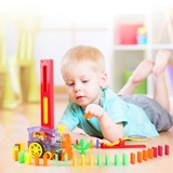 Đồ chơi xe lửa xếp domino với nhiều mẫu tàu cho bé