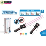 Đồ chơi kiếm ánh sáng lazer phiên bản 1 đầu hoặc 2 đầu kiếm có đổi 7 màu xoay 360 độ cho bé