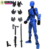 Đồ chơi lắp ghép mô hình Dummy 3D cùng nhiều vũ khí đi kèm cho bé