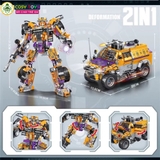 Đồ chơi lắp ghép xếp hình robot biến hình 2 trong 1 thành xe đủ mẫu với hơn 772 - 797- 821 - 844 chi tiết cho bé