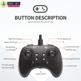 Đồ chơi mô hình máy bay điều khiển từ xa bằng xốp mẫu mới với 4 cánh lớn, có nhào lộn 360 độ cho bé