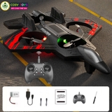 Đồ chơi mô hình máy bay điều khiển từ xa bằng xốp với 4 cánh lớn nhào lộn 360 độ cho bé