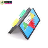 Đồ chơi cờ cá ngựa 3 trong 1 bằng nhựa cao cấp có nam châm hỗ trợ phát triển tư duy cho trẻ