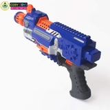 Đồ chơi sung bắn xốp dính liên thanh bằng pin cho bé