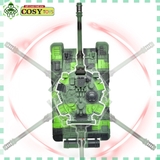 Đồ chơi xe tăng mẫu lớn kèm các xe quân sự nhỏ có điều khiển từ xa 4 chiều cho bé