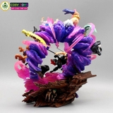 Mô hình OnePiece - Zoro và những bại tướng - cao 23cm - nặng 1kg7 - FULL BOX - phụ kiện có 2 đầu + 4 kiếm , Figure OnePiece - có vỏ hộp màu