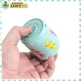 Hộp rubik lon bằng bi nhựa đủ màu nhiều kiểu ghép khác nhau cho bé