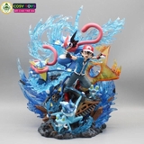 Mô hình Pokemon Satoshi bản cao cấp - Có led Đế - Cao : 30cm - Ngang : 33cm - Nặng : 2 kg - Figure pokemon - Full Box