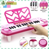 Đàn piano cỡ lớn với 37 phím chức năng kèm mic cho bé