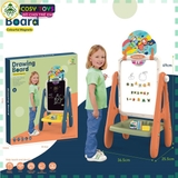 Bảng viết đa năng có chân đứng và bàn để dụng cụ học tập cho bé