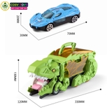 Đồ chơi xe khủng long chở xe nhỏ có cấu trượt mẫu mới cao cấp cho bé