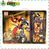 Đồ chơi lắp ghép  xếp hình Ninja chiến đấu với bộ giáp hợp thể của Kai và Cole với 621 mảnh ghép