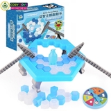 Đồ chơi búa đập phá băng chim cánh cụt vui nhộn cho bé