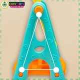 Bảng viết đa năng có chân đứng và bàn để dụng cụ học tập cho bé