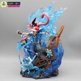 Mô hình Pokemon Satoshi bản cao cấp - Có led Đế - Cao : 30cm - Ngang : 33cm - Nặng : 2 kg - Figure pokemon - Full Box