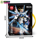 Đồ chơi lắp ghép xếp hình robot Mecha Warior và Universe kèm đôi cánh và kiếm laser với hơn 853 - 459 -574 chi tiết cho bé