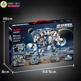 Đồ chơi lắp ghép xếp hình robot thám hiểm không gian 3 trong 1 với 586 chi tiết