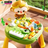 Bàn học đồ chơi bận rộn đa chức năng vui nhộn mẫu khủng long xanh dành cho các bé từ 3 tuổi trở lên